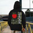 American Flag Camouflage Teacher Patriotic 4th Of July Men's Hoodie Back Print, funny design American Flag Camouflage Teacher Patriotic 4th Of July Men's Hoodie Back Print, funny design