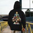 Art Christmas Tree Merry Christmas Artist Art Teacher Men's Hoodie Back Print, funny design Art Christmas Tree Merry Christmas Artist Art Teacher Men's Hoodie Back Print, funny design