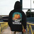 Art Teacher Pumpkin Painting Halloween Costume Men's Hoodie Back Print, funny design Art Teacher Pumpkin Painting Halloween Costume Men's Hoodie Back Print, funny design