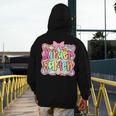 Back To School Kindergarten Preppy Teacher Girl Men's Hoodie Back Print, funny design Back To School Kindergarten Preppy Teacher Girl Men's Hoodie Back Print, funny design