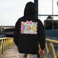 Back To School Pre-K Preppy Teacher Girl Men's Hoodie Back Print, funny design