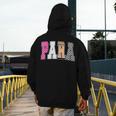 Back To School Teacher Para Preppy Checkered Para Life Men's Hoodie Back Print, funny design Back To School Teacher Para Preppy Checkered Para Life Men's Hoodie Back Print, funny design