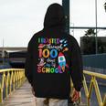 I Blasted Through 100 Days Of School 100th Day Teacher Kids Men's Hoodie Back Print, funny design