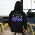 Blue Bobcats School Spirit Coquette Bow Mascot Teacher Men's Hoodie Back Print, funny design Blue Bobcats School Spirit Coquette Bow Mascot Teacher Men's Hoodie Back Print, funny design