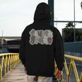 Camo Team 4th Grade Squad Back To School Teacher Kids Boys Men's Hoodie Back Print, 4th Grade Teacher Gifts, funny design