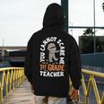 You Cannot Scare Me Im A Teacher 1st Grade Halloween Teacher Men Women Kids Men's Hoodie Back Print, funny design