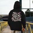 You Can't Scare Me I Teach Preschool Teacher Halloween Witch Men's Hoodie Back Print, funny design