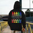 Colorful Crayon Kindergarten Team Tee For Teachers Students Men Women Kids Men's Hoodie Back Print, funny design
