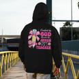 Created By God Called To Teacher Jesus Christian Teacher Men's Hoodie Back Print, funny design