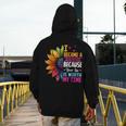 Cute I Became A Teacher Because Your Life Is Worth My Time Men's Hoodie Back Print, funny design Cute I Became A Teacher Because Your Life Is Worth My Time Men's Hoodie Back Print, funny design