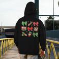 Cute Coquette Pencil Bow Christmas School Teacher Student Men's Hoodie Back Print, funny design Cute Coquette Pencil Bow Christmas School Teacher Student Men's Hoodie Back Print, funny design