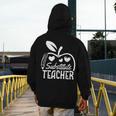 Cute Substitute Teacher Appreciation Men Women Men's Hoodie Back Print, funny design Cute Substitute Teacher Appreciation Men Women Men's Hoodie Back Print, funny design