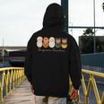 Daycare Teacher Halloween Infant Squad Spooky Childcare Fall Men's Hoodie Back Print, funny design
