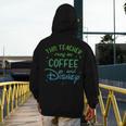 Disney This Teacher Runs On Coffee And Disney Gradient Logo Men's Hoodie Back Print, funny design Disney This Teacher Runs On Coffee And Disney Gradient Logo Men's Hoodie Back Print, funny design
