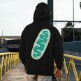 DIY Mitochondria Costume Biology Teacher Halloween Men's Hoodie Back Print, funny design