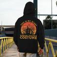 English Teacher Matching This Is My Scary Halloween Costume Men's Hoodie Back Print, English Teacher Gifts, funny design