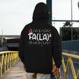 FA LA8 Christmas Santa Fa La Math Teacher Men Women Men's Hoodie Back Print, funny design FA LA8 Christmas Santa Fa La Math Teacher Men Women Men's Hoodie Back Print, funny design