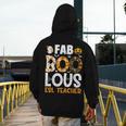 Faboolous ESL ESOL Teacher Spooky Teacher Halloween Costume For Men Women Men's Hoodie Back Print, Esl Teacher Gifts, funny design