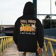 Fall Vibes And That Teacher Life Autumn Thanksgiving Men's Hoodie Back Print, funny design