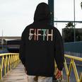 Fifth Grade Girls Boys Teacher Team 5th Grade Squad Men's Hoodie Back Print, funny design Fifth Grade Girls Boys Teacher Team 5th Grade Squad Men's Hoodie Back Print, funny design