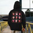 Groovy Kindergarten Is My Jam Strawberry Kinder Team Teacher Men's Hoodie Back Print, Groovy Teacher Gifts, funny design
