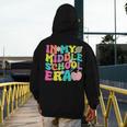 Groovy In My Middle School Era Back To School Teacher Men's Hoodie Back Print, Groovy Teacher Gifts, funny design