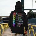 Growth Mindset Positive Motivational Classroom Teacher Learn Men's Hoodie Back Print, funny design