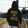 Halloween Math Teacher Trig Or Treat Student School College Men's Hoodie Back Print, funny design Halloween Math Teacher Trig Or Treat Student School College Men's Hoodie Back Print, funny design