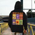 Halloween Spooky Syllable Types Teacher Educational Men's Hoodie Back Print, funny design