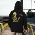 Halloween Teacher Six Seven 6 7 Skeleton Spooky Costume Men's Hoodie Back Print, funny design Halloween Teacher Six Seven 6 7 Skeleton Spooky Costume Men's Hoodie Back Print, funny design