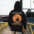 Halloween Teacher Witch Lets Eat Kids Punctuation Men's Hoodie Back Print, funny design Halloween Teacher Witch Lets Eat Kids Punctuation Men's Hoodie Back Print, funny design