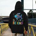 Happy First Day Of School Fish Rainbows Teacher Be Kind Men's Hoodie Back Print, funny design Happy First Day Of School Fish Rainbows Teacher Be Kind Men's Hoodie Back Print, funny design