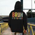 Happy Friyay Teacher Shirt Cute Teacher Fashion Bruh Fri-Yay Men's Hoodie Back Print, funny design