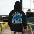 Happy Teacher I Wear Blue For My Students Autism Awareness Men's Hoodie Back Print, funny design Happy Teacher I Wear Blue For My Students Autism Awareness Men's Hoodie Back Print, funny design