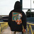 Haunted By 6-7 Six Seven 67 Math Teacher Halloween Skeleton Men's Hoodie Back Print, funny design Haunted By 6-7 Six Seven 67 Math Teacher Halloween Skeleton Men's Hoodie Back Print, funny design