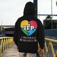 IEP I Encourage Progress Special Education School Teacher Men's Hoodie Back Print, funny design IEP I Encourage Progress Special Education School Teacher Men's Hoodie Back Print, funny design