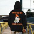 Inclusion Isn't Scary Shirt Halloween SLP Sped Teacher Men's Hoodie Back Print, funny design Inclusion Isn't Scary Shirt Halloween SLP Sped Teacher Men's Hoodie Back Print, funny design