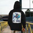 Be Kind Rainbow Fish Teacher Life Back To School Teaching Men Women Men's Hoodie Back Print, funny design