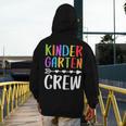 Kindergarten Crew Shirt Kinder Crew Teacher Boy Girl Men's Hoodie Back Print, funny design