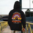 Kindergarten Teacher Pumpkin Patch Cute Men's Hoodie Back Print, funny design