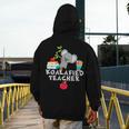 Koalafied Teacher Proud School Teacher Koala Cute T-Shirt Men's Hoodie Back Print, funny design Koalafied Teacher Proud School Teacher Koala Cute T-Shirt Men's Hoodie Back Print, funny design