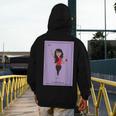 La Maestra Mexican Bingo Card Teacher Lottery Card Men's Hoodie Back Print, funny design