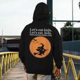Let's Eat Kids Punctuation Saves Live Witch Grammar Teacher Men's Hoodie Back Print, funny design Let's Eat Kids Punctuation Saves Live Witch Grammar Teacher Men's Hoodie Back Print, funny design