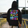 Let's Explore Under The Sea Back To School Student Teacher Men's Hoodie Back Print, funny design Let's Explore Under The Sea Back To School Student Teacher Men's Hoodie Back Print, funny design