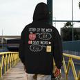 Letter Of The Week Ff Sight Word Teacher Squad Men's Hoodie Back Print, funny design