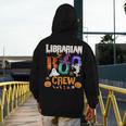 Librarian Boo Crew Teacher Student Halloween Costume Men's Hoodie Back Print, funny design Librarian Boo Crew Teacher Student Halloween Costume Men's Hoodie Back Print, funny design