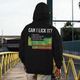 Can I Lick It Periodic Table Science Teacher Student Men's Hoodie Back Print, Science Teacher Gifts, funny design Can I Lick It Periodic Table Science Teacher Student Men's Hoodie Back Print, Science Teacher Gifts, funny design