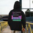 Can I Lick It Periodic Table Teacher Student Kids Men's Hoodie Back Print, funny design Can I Lick It Periodic Table Teacher Student Kids Men's Hoodie Back Print, funny design