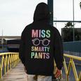 Little MISS SMARTY PANTS School Grad Teacher Last Day Men's Hoodie Back Print, funny design Little MISS SMARTY PANTS School Grad Teacher Last Day Men's Hoodie Back Print, funny design