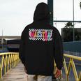 Maestra Teacher Spanish Back To School First Day Of School Men's Hoodie Back Print, funny design